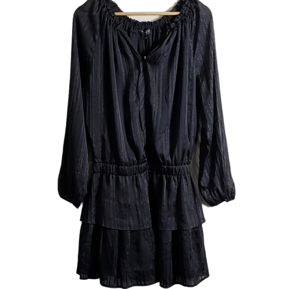 Generation Love Sydney Stripe Blouson Black Dress - Picture 7 of 11